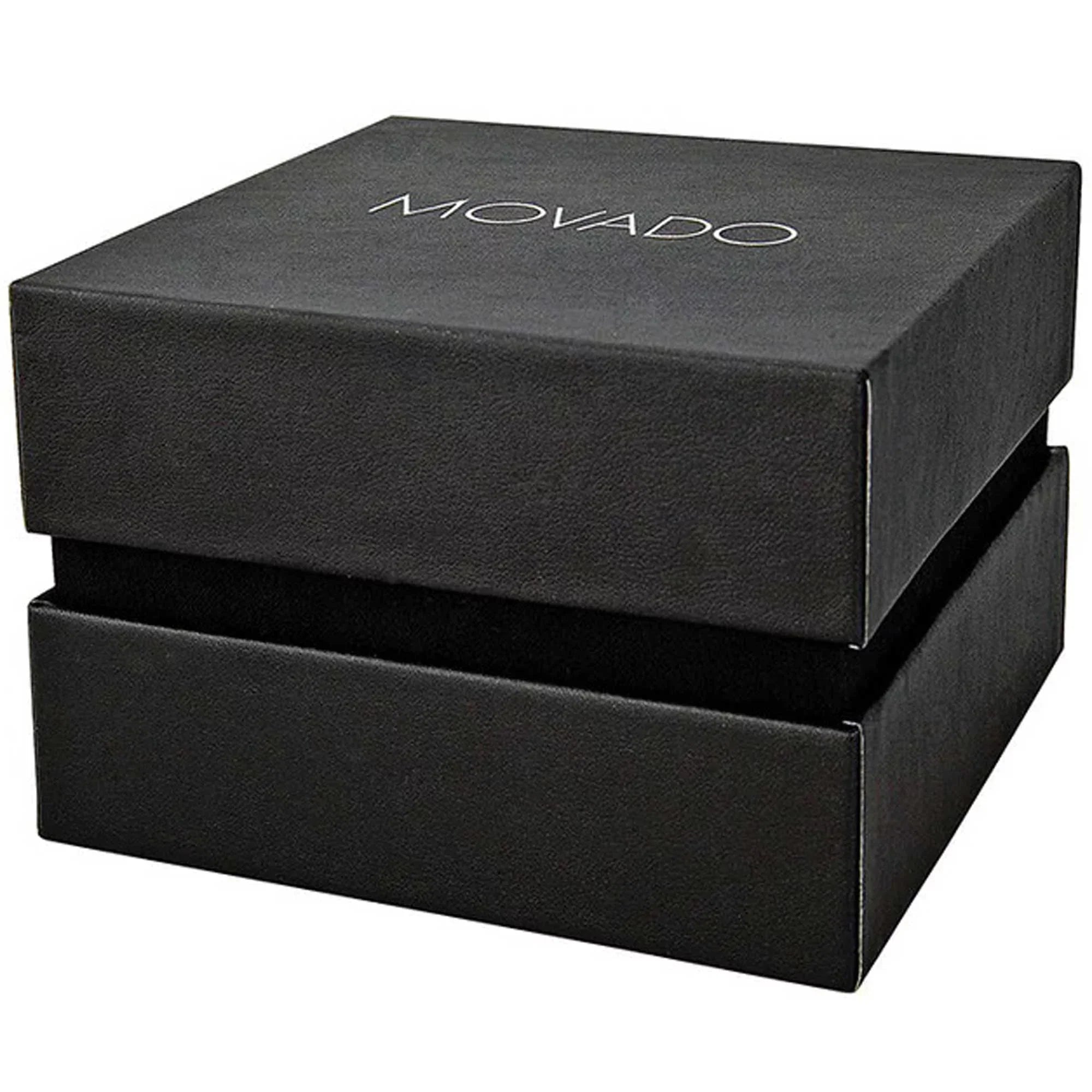 Watch Silver Veturi Dial Unisex Case 0607415 Movado Black Tone
