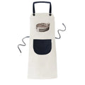 Linen The Apron Bib Kitchen Adjustable in Colosseum Rome Pinafore Pocket Cotton BBQ Italy