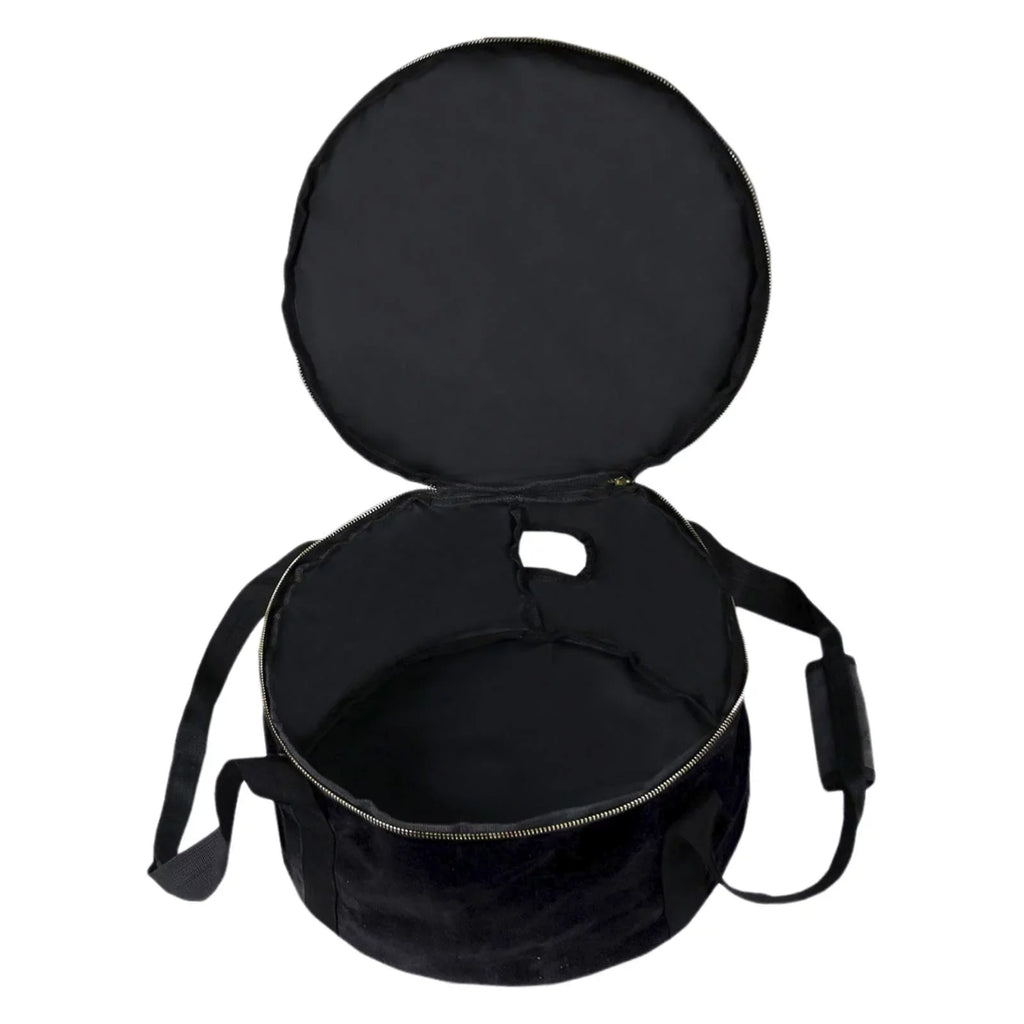 Bag Multipurpose ,exterior 12" for Carry Dutch Accessories Durable Camping Storage Black Bag BBQ Handbag Activities Container - Oven Cookware ,Fishing