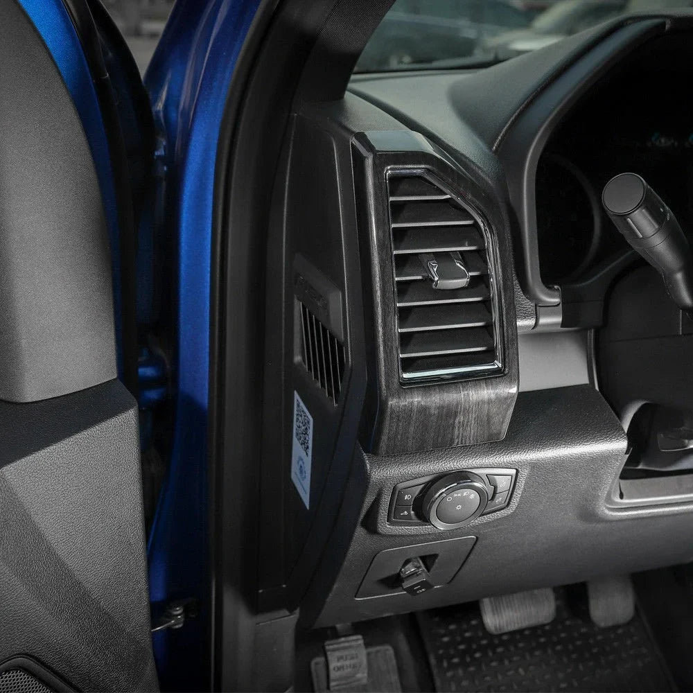 pcs Car F150 ABS Teledu Console 8 Trims m Cover Center Interior