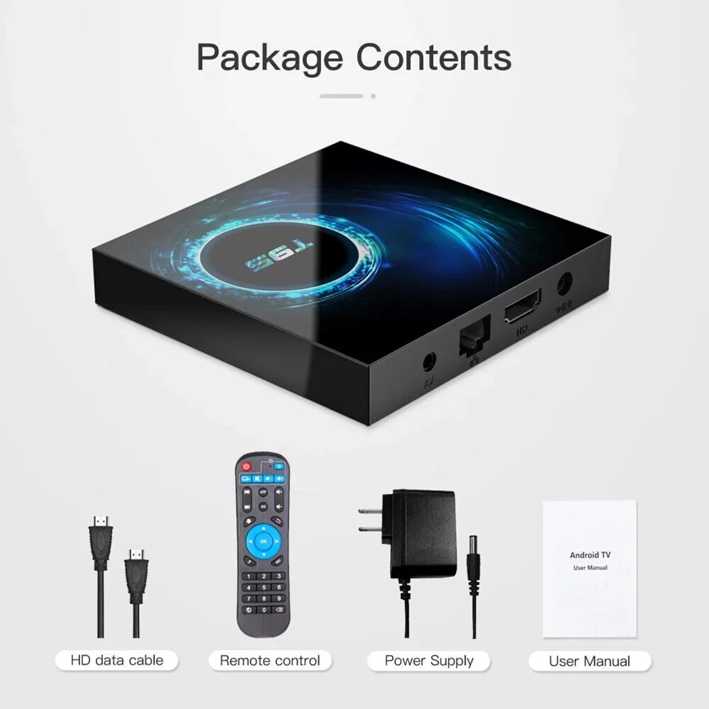 T95 Streaming 10.0 JahyShow Room, Living TV Media, Android 4GB+64GB, - Ease Quad-Core Smart Box