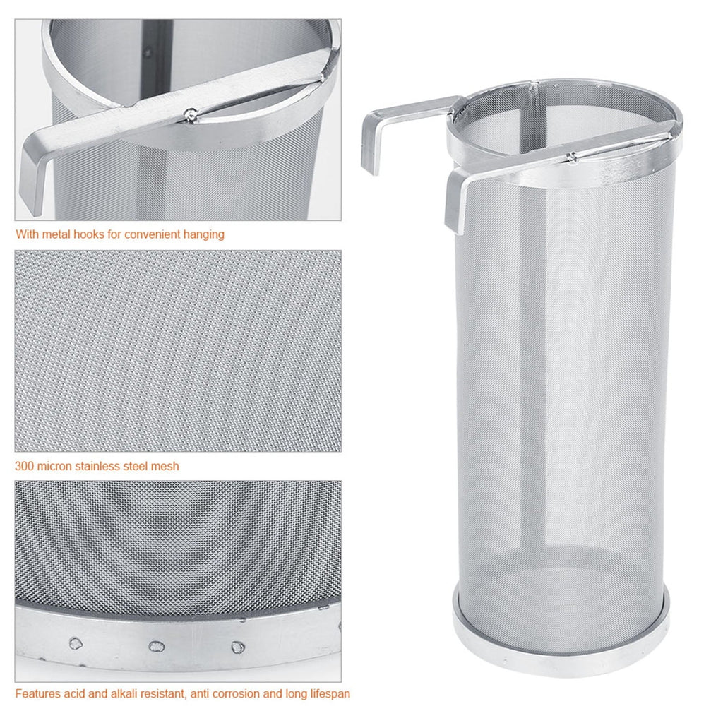 Brew (dimension Stainless Beer Filter Filter,300 Micron 25.5cm) Mesh Hop Homemade : Brew Steel Regun 10 Strainer