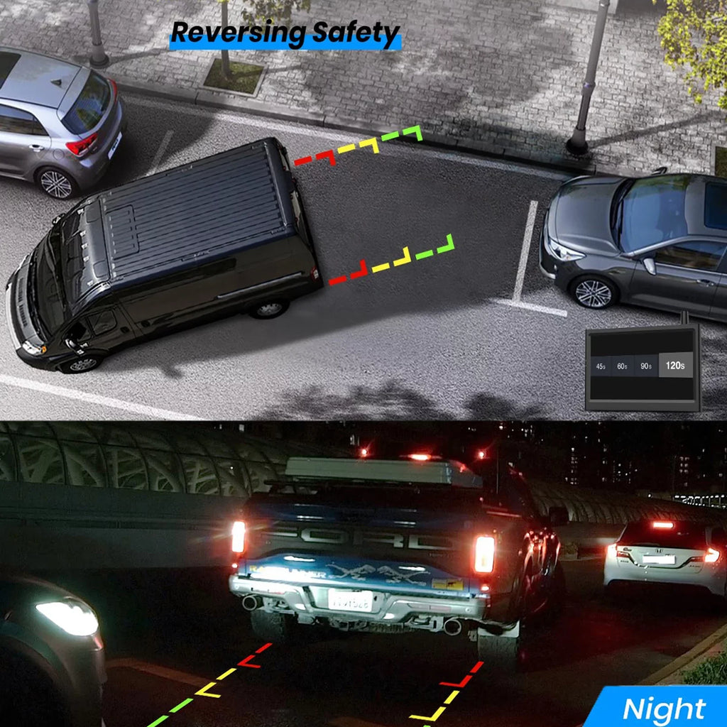 CamperVans,Trucks Rear Reverse Auto-Vox View Camera, Solar Trailer System for Camera Camera Observations Backup Monitor Highway Wireless with Digital Travel RV