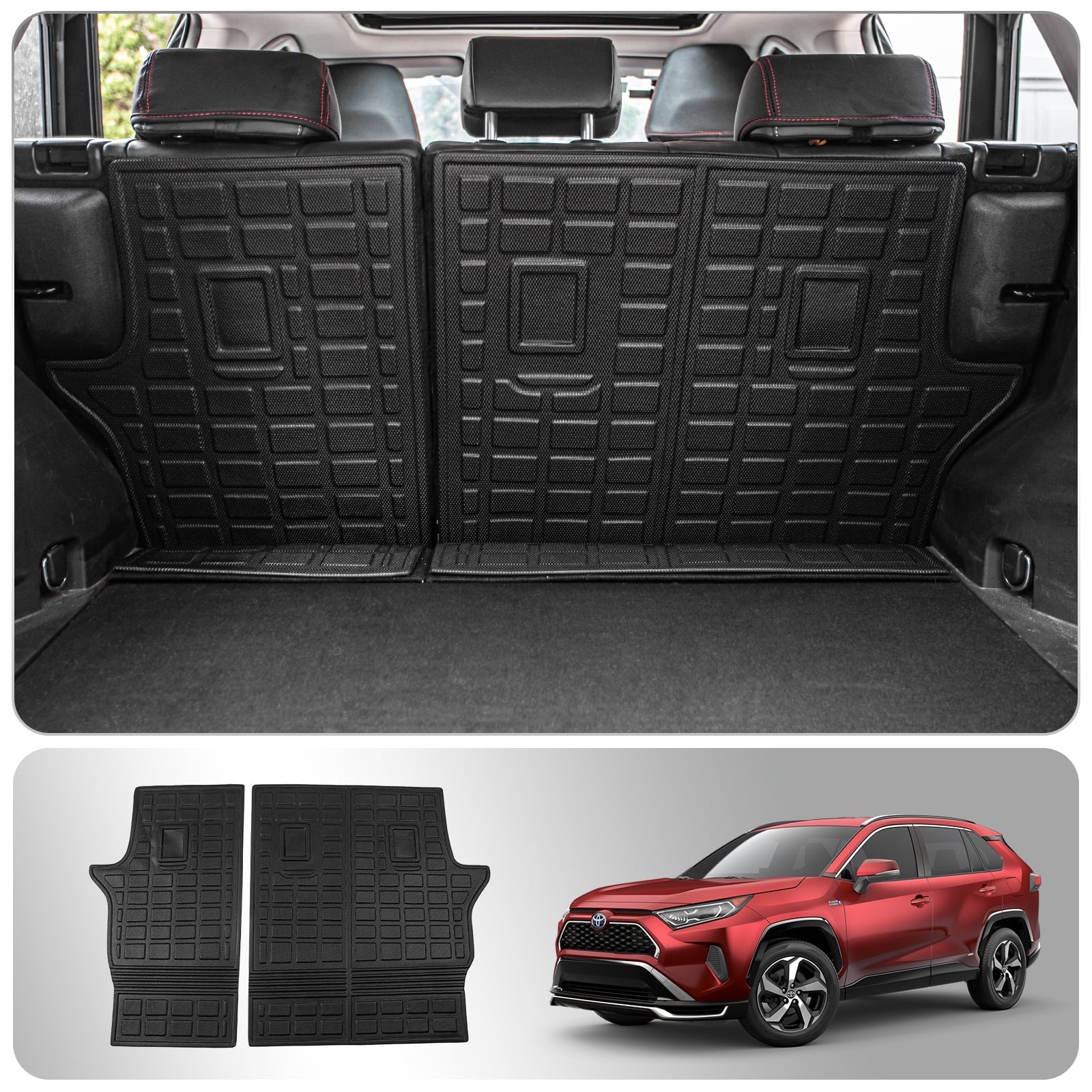 RAV4 RAV4 Mats Back 2019-2024 All TPE 2023 Fit Seat Trunk climate Protector Toyota Accessories