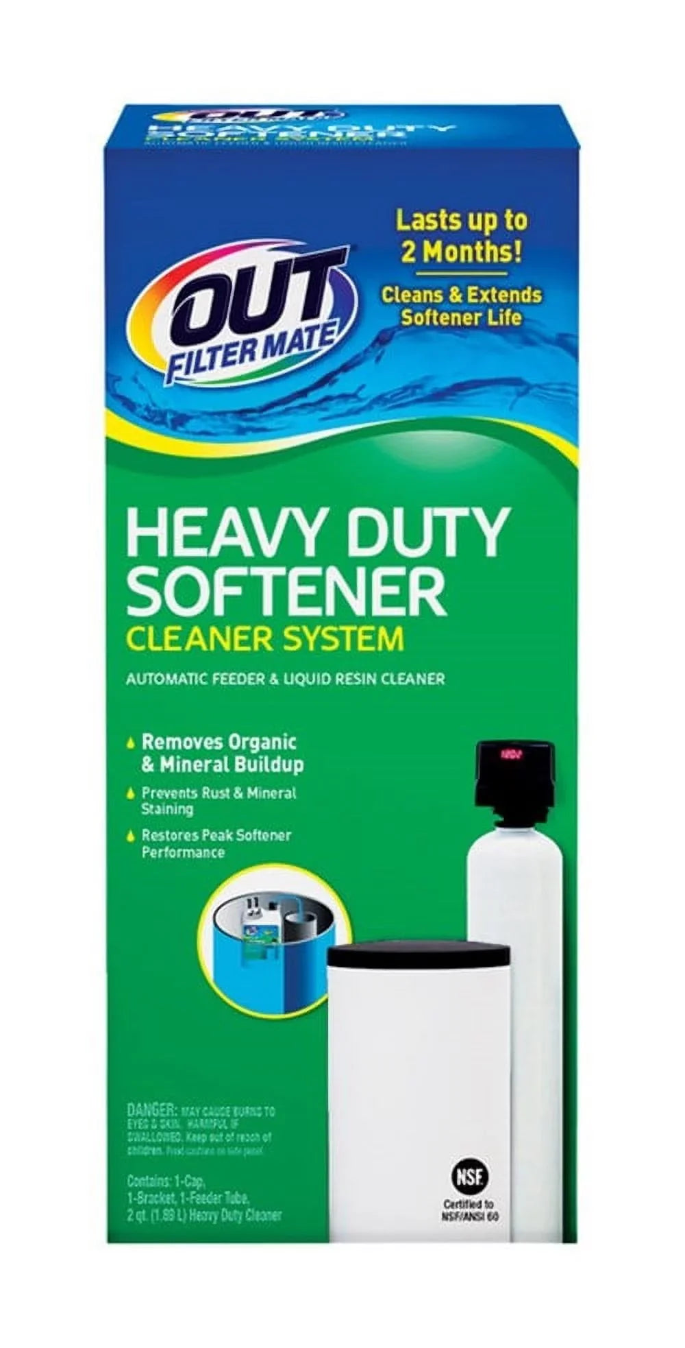 oz Kit Cleaner 64 Liquid Softener OUT Mate Filter System
