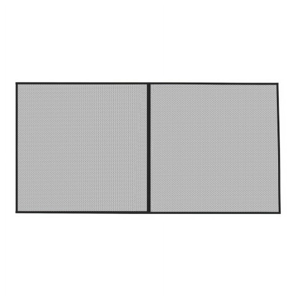 Door Pure Screen Lbs Mosquito Pack) Cover to 7.45 Net - Garages, Garage Garden Black Mesh 2-Car (1