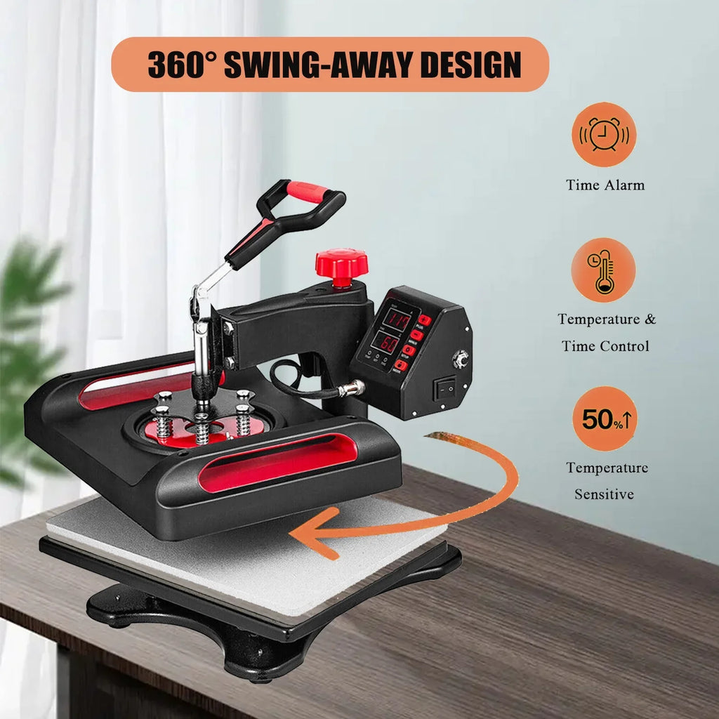 Red Pillow, for x Swing Press 15 Sublimation Inches Vinyl T-Shirts, Digital 8 Printing, Printer Printer, in Heat Precise Canvas Transfer LCD Away Machine 12 Bag, 360 Control Banner Transfer 1,