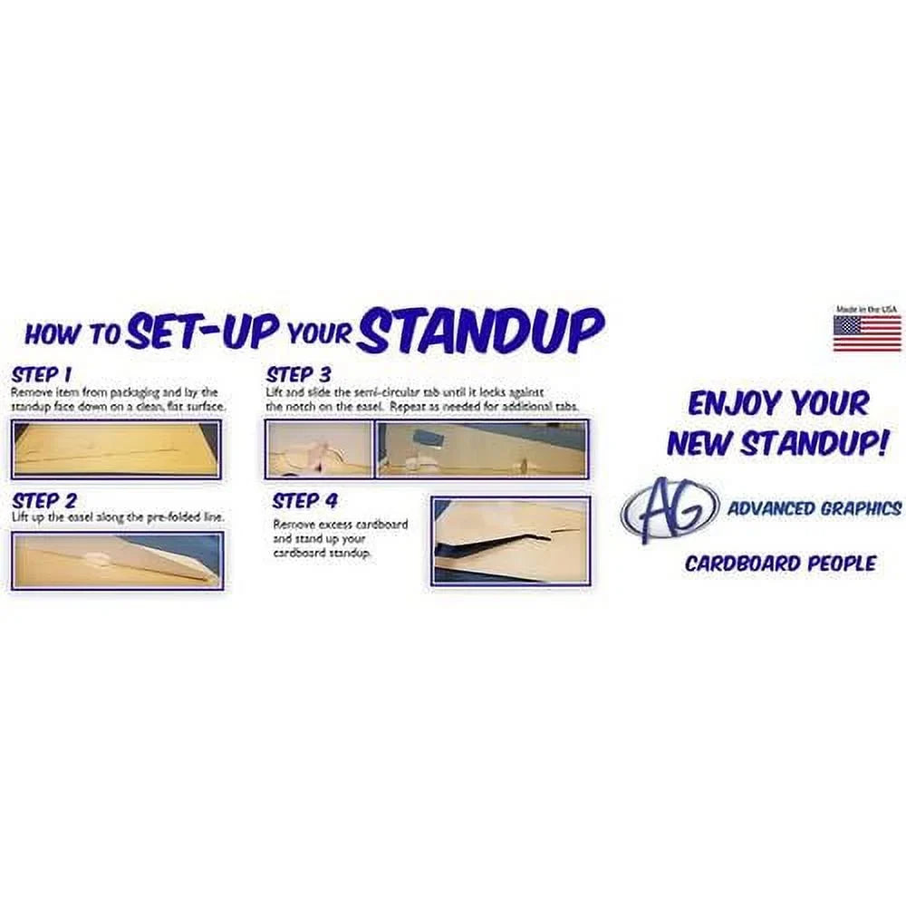 Skier Downhill Standup dimension Cutout Cardboard Stand-In Life