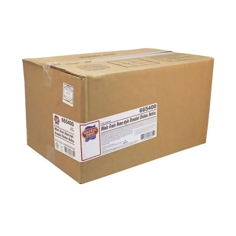 Patty, -- Homestyle Cooked Pound per Fully case Whole Gold 6 Grain Chicken Breaded Kist 5