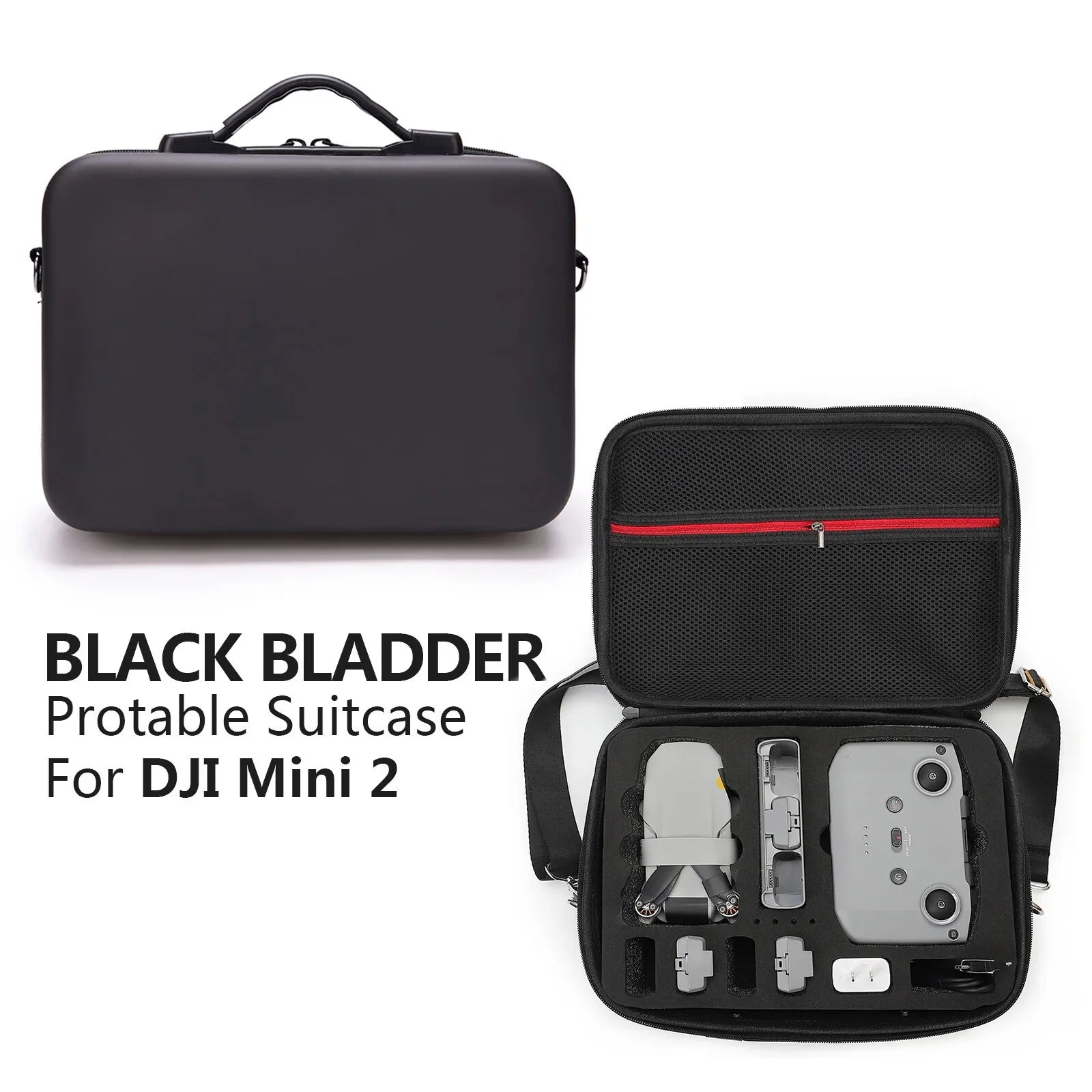 2 Waterproof Mini Storage Portable Case Carrying Mavic For Hardshell Case Plutyo DJI