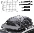 Bag, Down Tie Rooftop Eyoloty Capacity, 64"x SUV, 39" Roof Waterproof Car Strap, Carrier and Basket Luggage Cargo Rack, Net, for Duty Rack Top Extension with Holder 150lb Heavy Construction Steel