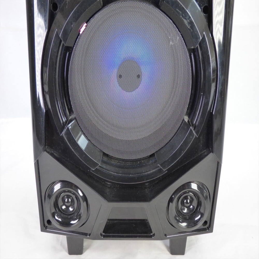 Microphone LED Input Rechargeable Tailgate Speaker Home USB Bluetooth exterior Lights