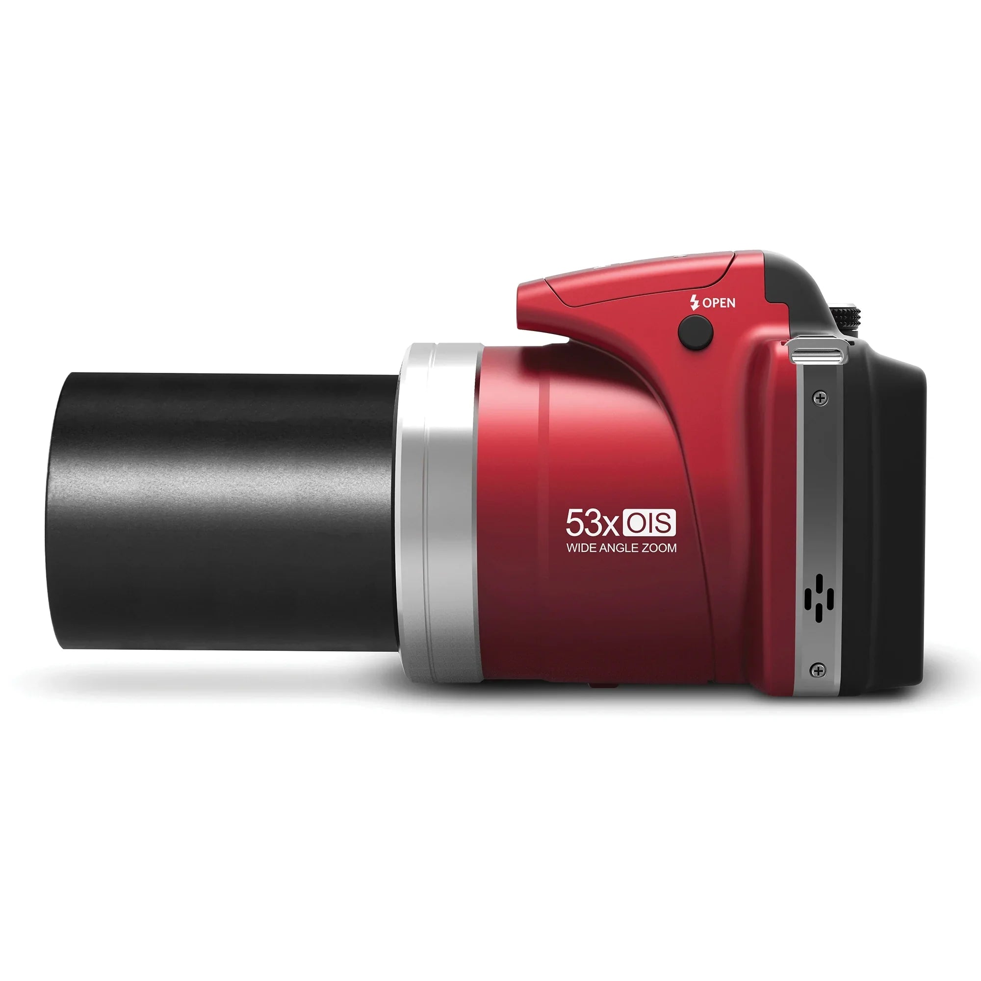 Camera Card Zoom, with Mega & Optical 16 16GB HD Pixel SD Digital 1080p Shot Pro Red) 53x Minolta (MN53Z Full HD Video