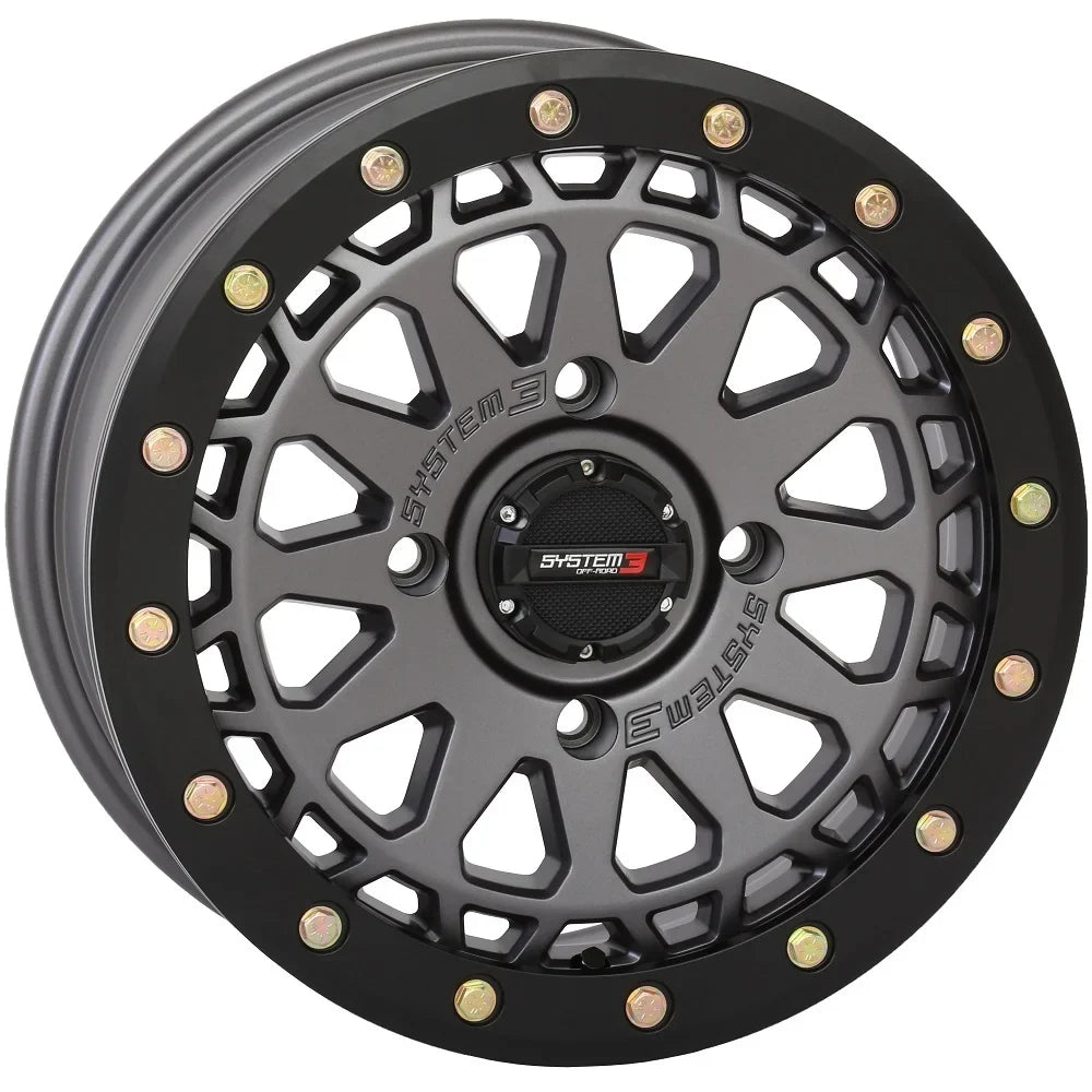 Maverick Commander Wheels Trail Gunmetal Renegade 15" 3 Defender 2.0 Outlander Saw Can-Am SB-6 System Tires 32" (4+3)