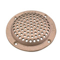 BRONZE 6" PERKO STRAINER ROUND