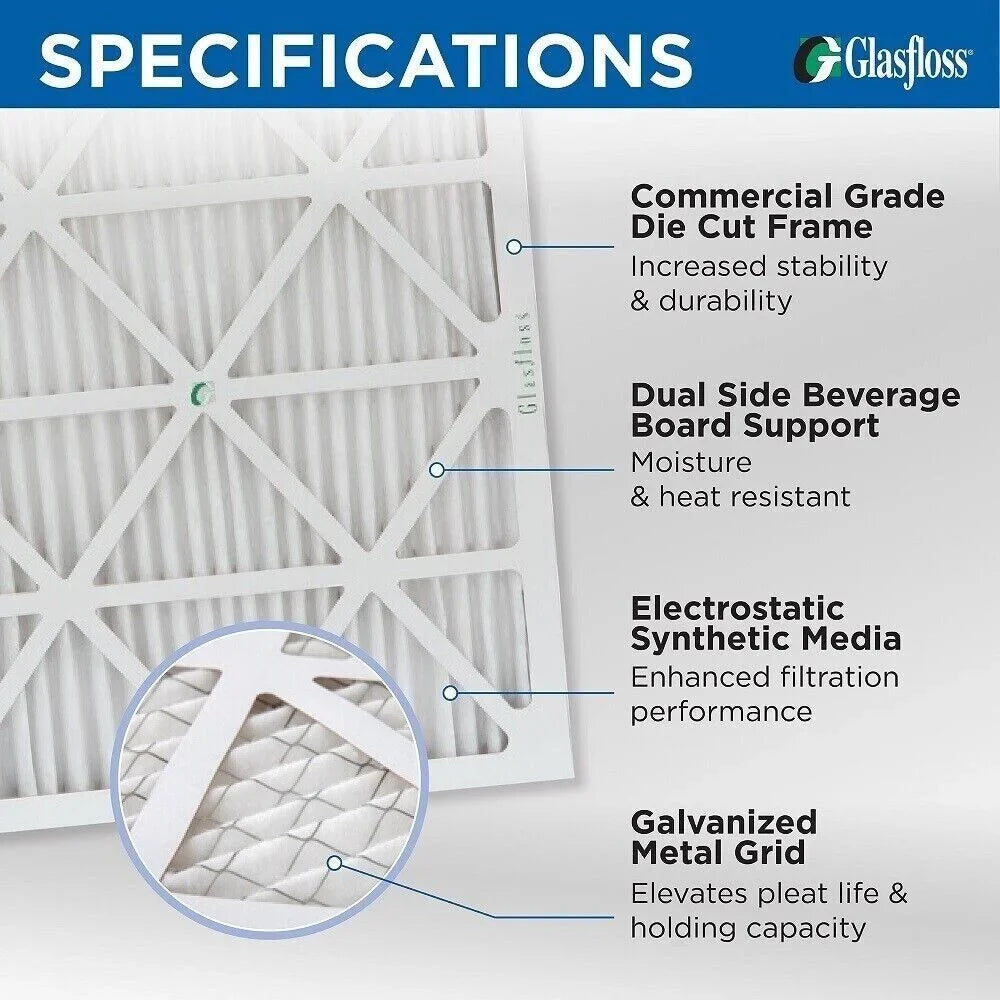 Series Glasfloss 10 Filter 16x24x1 6 MERV ZL Case of - Air
