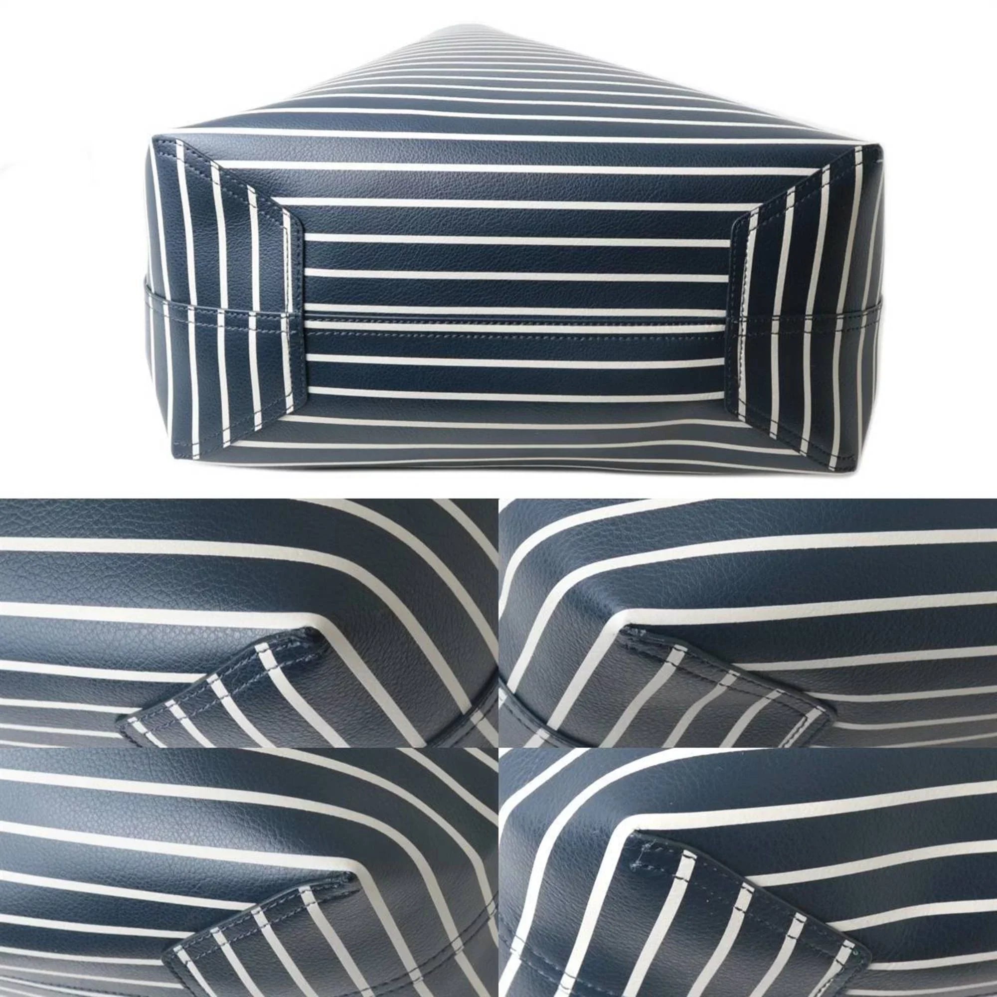 New Tote WKR00612 Reversible Pre-Owned / spade kate new (460) Bag (Good) Arch York Kate Spade Surprise Striped Large york