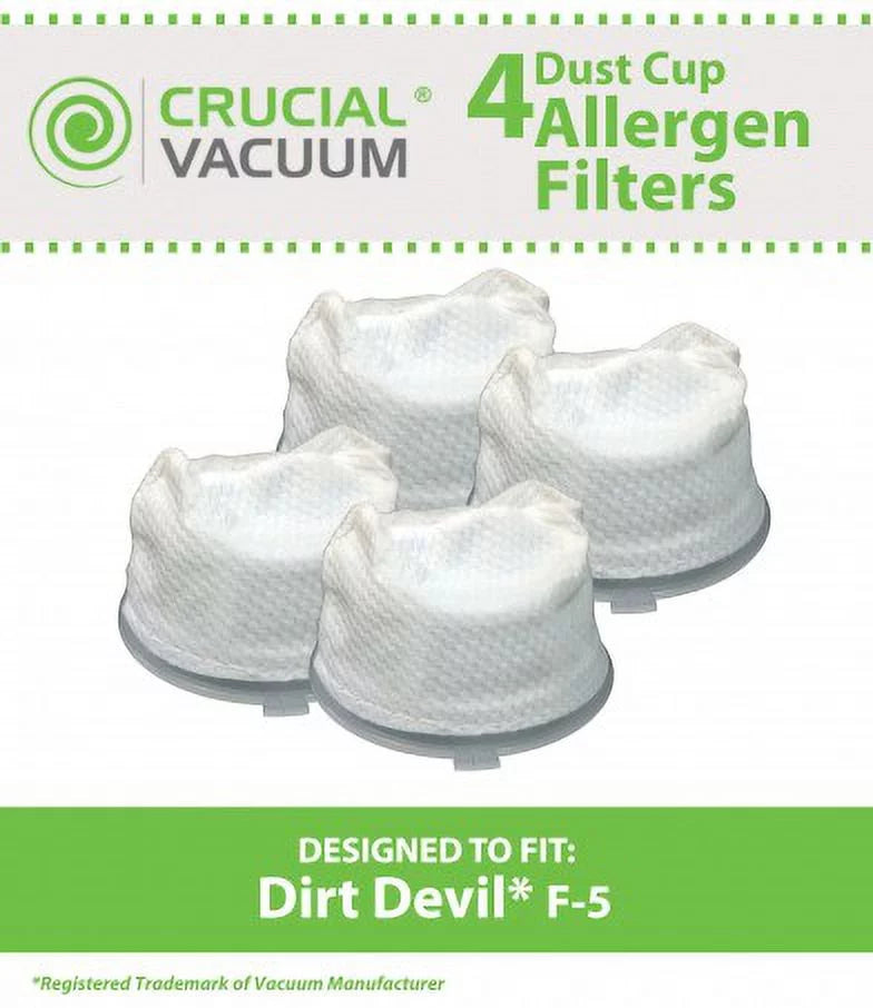 # Filters 4 with F5 Dirt 3DEA950001 Devil Part Base, Hand Vac