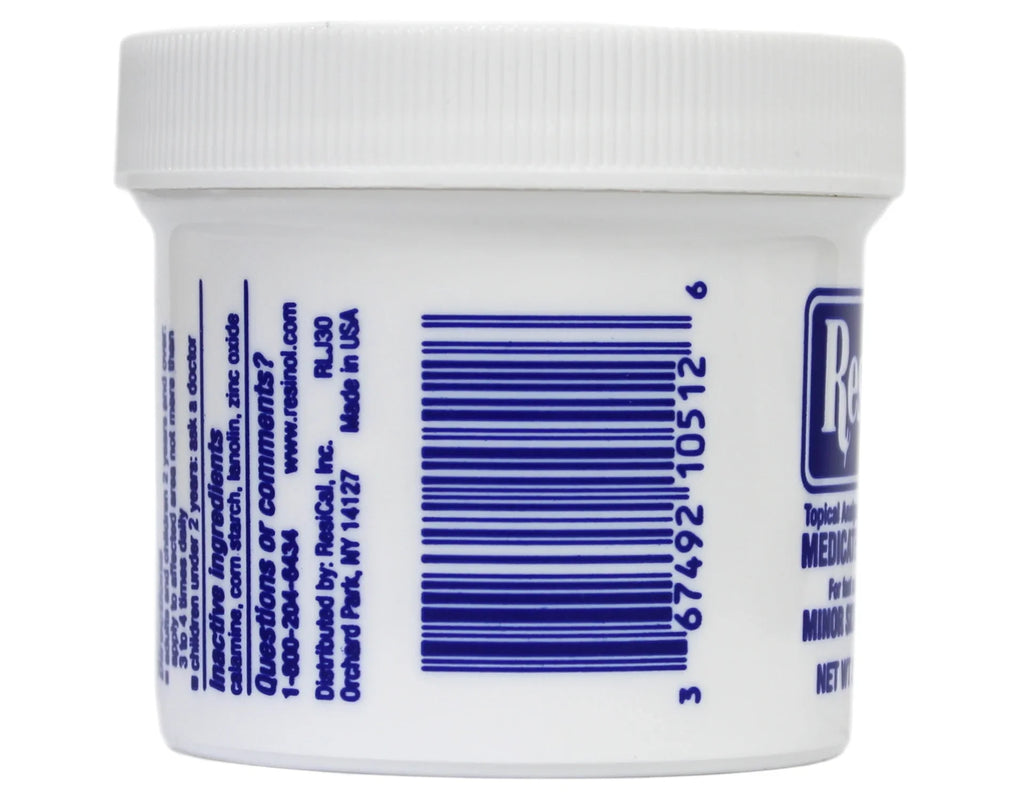 3 Ounce Relief and Medicated Resinol Protection Jar - Pack Irritations, Ointment 3 And Rashes Itch For Of Skin
