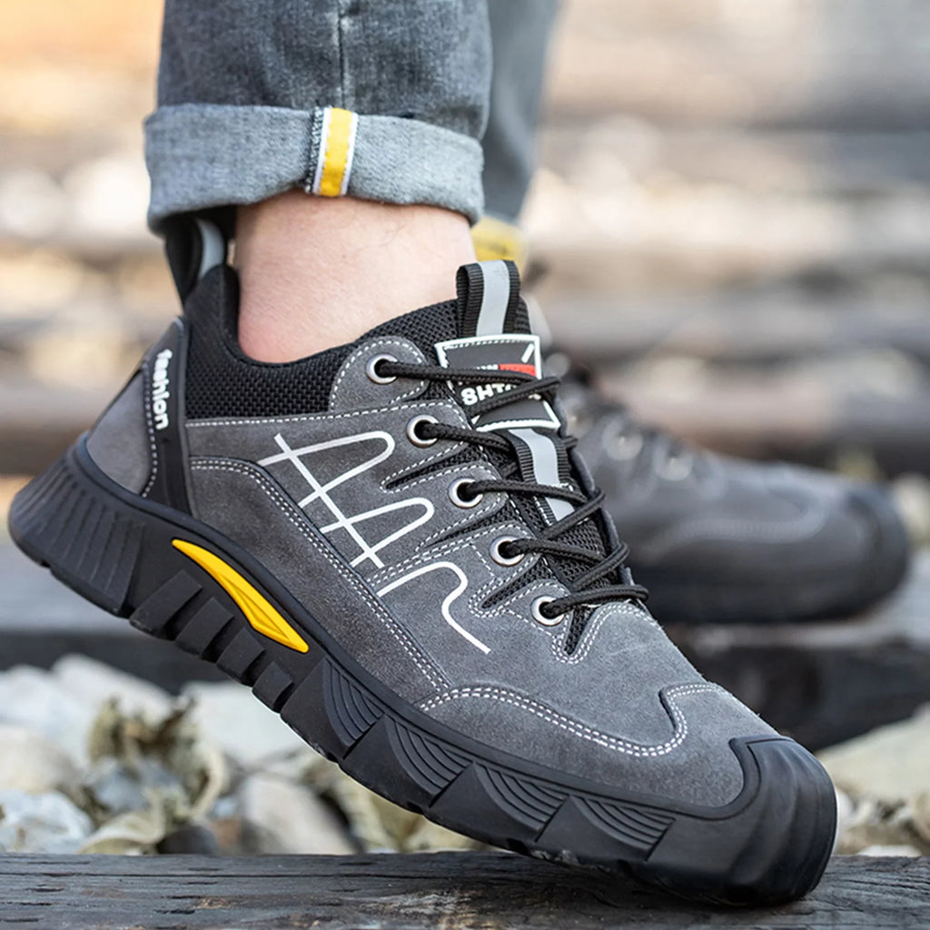 Safety Steel Men9.5/Women10.5 Shoe Tanleewa dimension Toe Sneakers Lightweight Men Shoes Work for