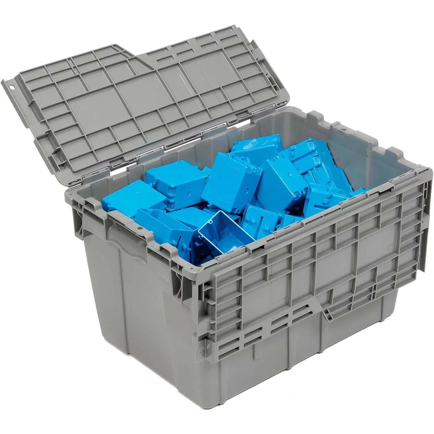 Container ORBIS 21-13/16 15-3/16 , x Gray Flipak x Distribution 12-7/8,