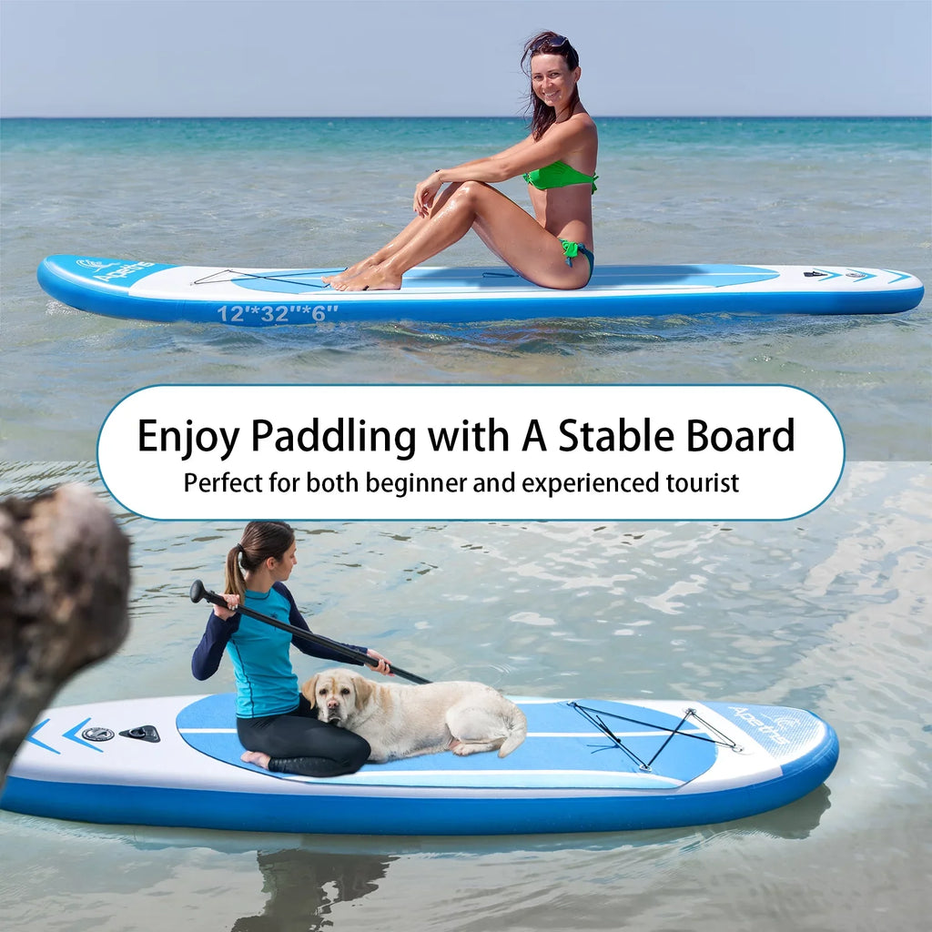 (6 Up APETHS 8'7" Carrying Board Backpack Accessories Thick) Paddle & Adults Paddle, with 3 Pump for Board Board SUP Stand Fins, Inflatable Paddle Adjustable inch