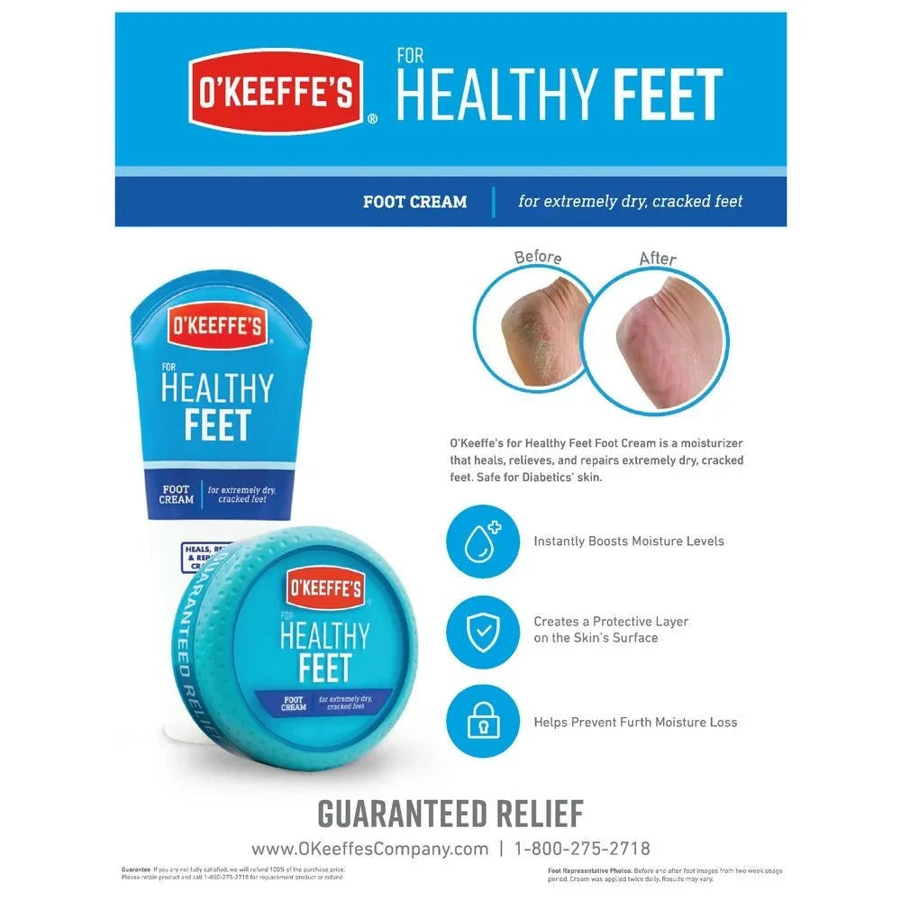 Feet Foot (5-Pack) Healthy 3oz. Cream