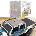 Rear Net Cover Wrangler JK Trunk Bags Storage Pet Barrier Cargo Tool for Seat Backseat Pouch Cargo JL with Soft-Shell Organizers