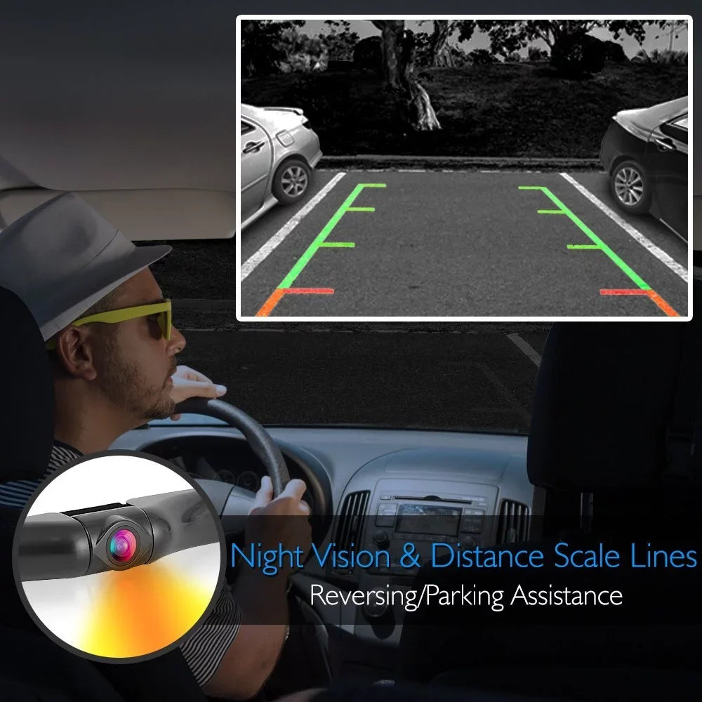 Interface Trucks Up OBD-II D4Tfcamk System For With And Most With Cars, Frame And Camera Back LCD Monitor Scosche 4.3 License Plate TFT An Color Dash Suv'S Camera