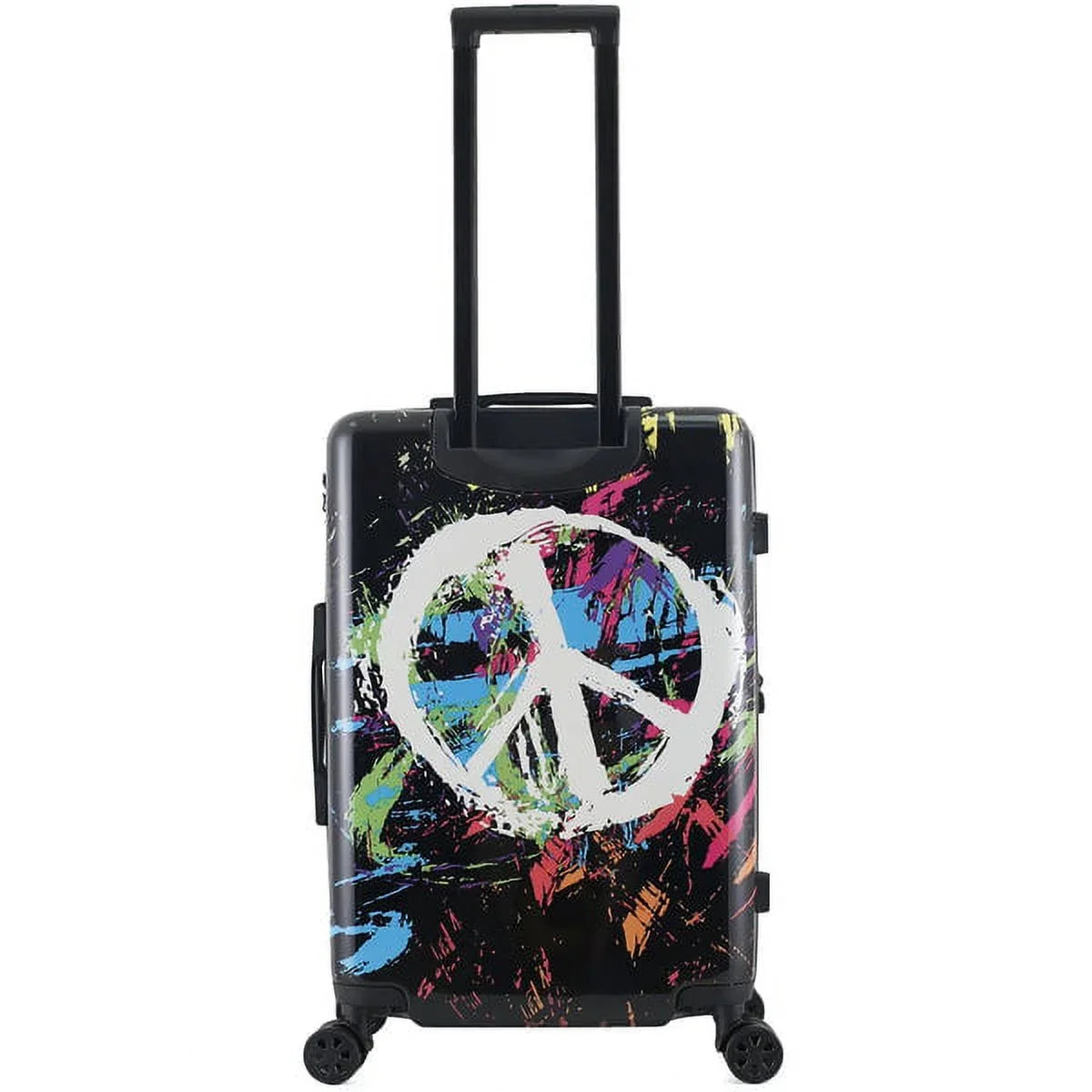 24" Art Suitcase Spray Luggage TUCCI Italy The In World Peace