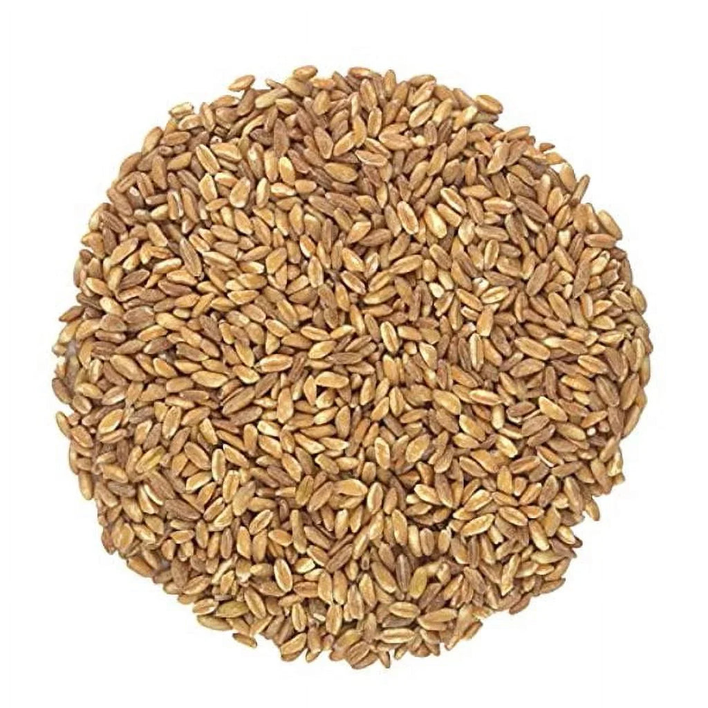 Organic - Pearled Rich, (7LB) Italian Raw, Fiber Vegan, Protein, Farro Kosher Non-GMO, Bulk,