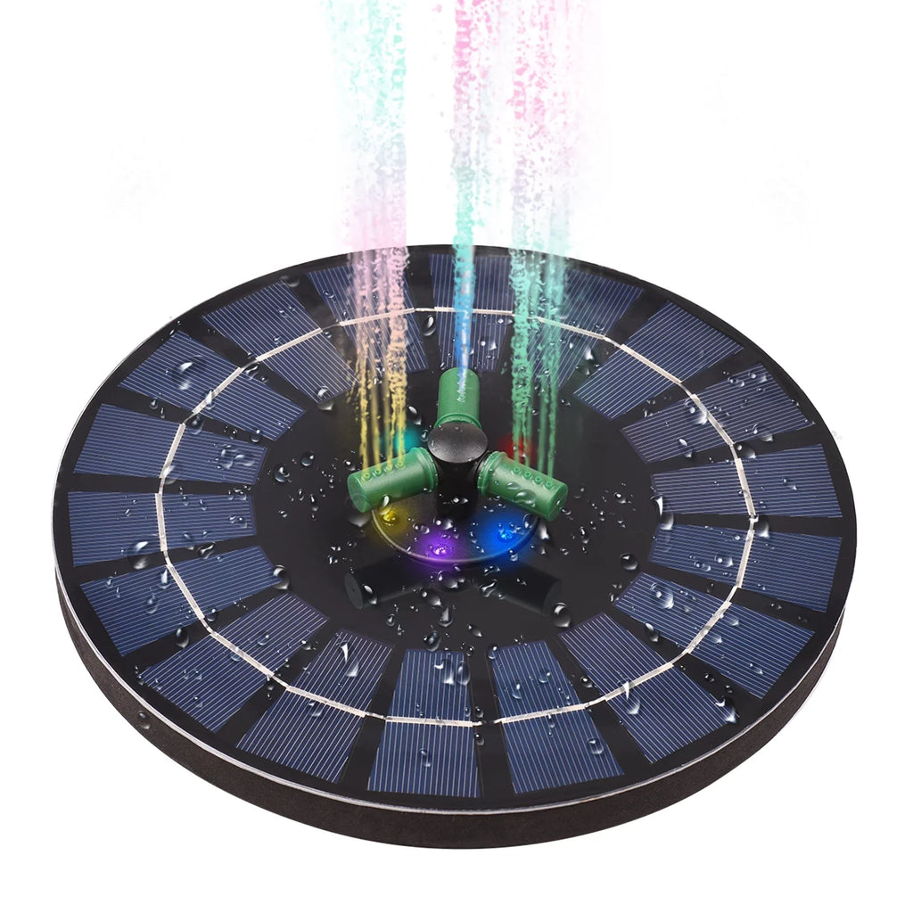 With Led liquid Nozzle Bath Yaliya Off Battery Auto-shut 9 Battery fountain,Led Inch With 9 Pump With 9 liquid 6w Solar Off Solar Rotatable Off Nozzle Qisuo Solar Inch Auto-shut Auto-shut Pump