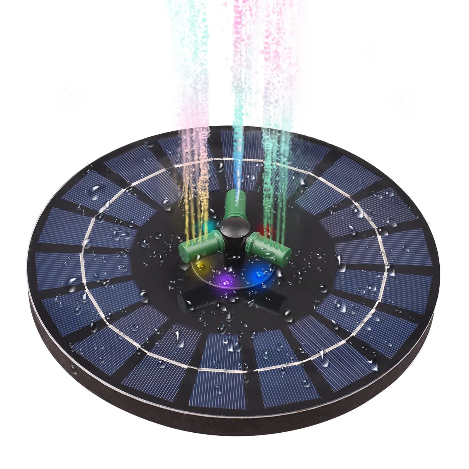 With Led liquid Nozzle Bath Yaliya Off Battery Auto-shut 9 Battery fountain,Led Inch With 9 Pump With 9 liquid 6w Solar Off Solar Rotatable Off Nozzle Qisuo Solar Inch Auto-shut Auto-shut Pump