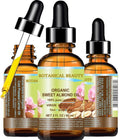 Organic Pure/Virgin/Unrefined 2 Oil Oz-60 For Face, Sweet Beauty Cold 100% Almond And Botanical Oil. Pressed Ml. Hair Body. Carrier
