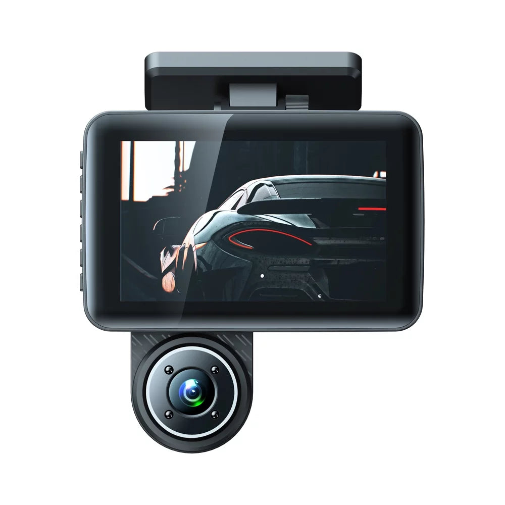 Car Wide Recorder Recorder Driving Rearview Angle Cam Clear Auto Safety Car Dash Cameras Video 4in 3 Htovila Mirror Recording Car