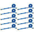 "TEN 2"" E Cam 20' Durable Polyester by Loads, Heavy Straps, Cam Cargo ETrack Blue DC Track Motorcycles, Cargo Trailer Buckle x Spring Fittings, Down Duty Tie-Downs, TieDowns, Strap Mall" Tie