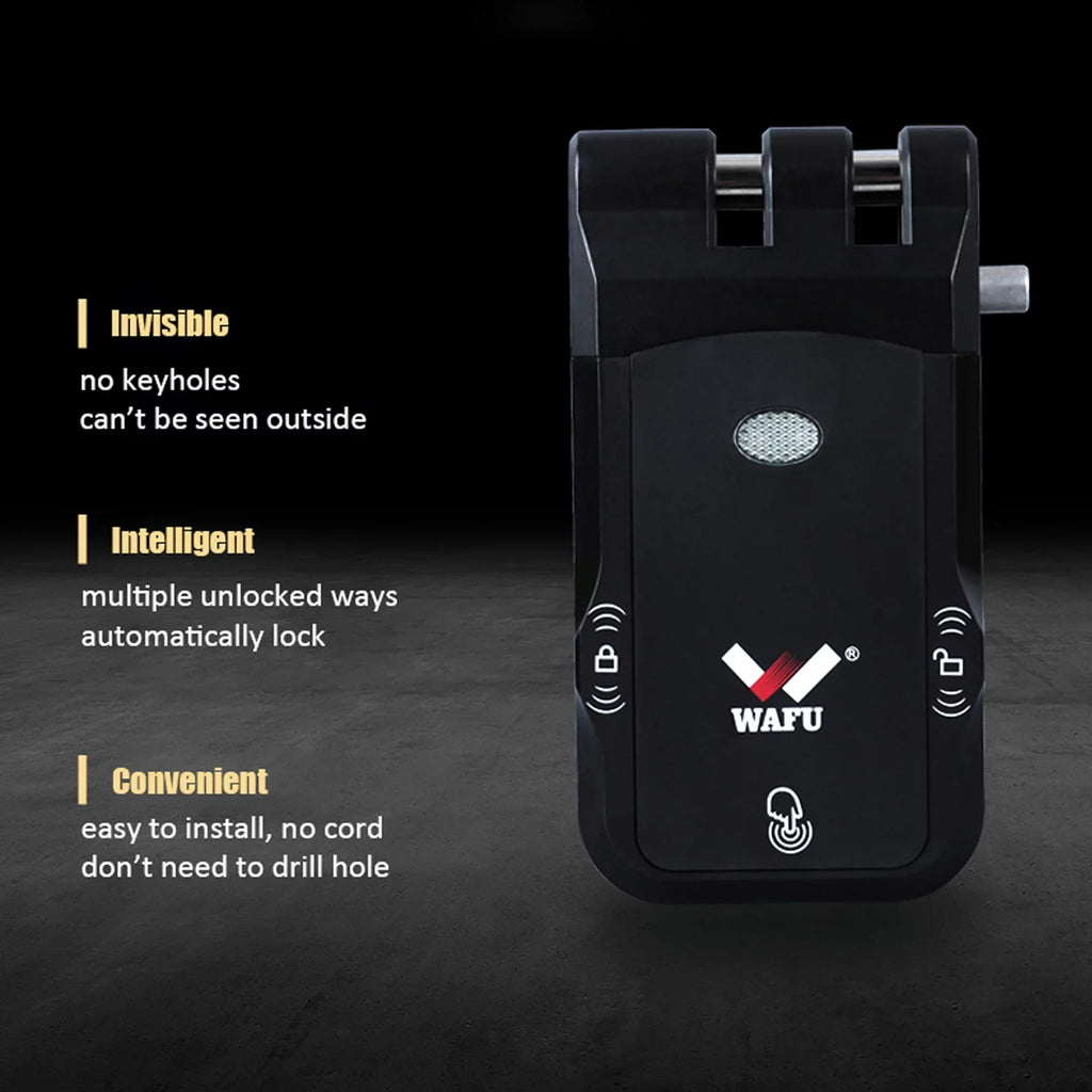 Door Smart with Wireless Lock Remote Pinnaco Keyless Control Lock WAFU