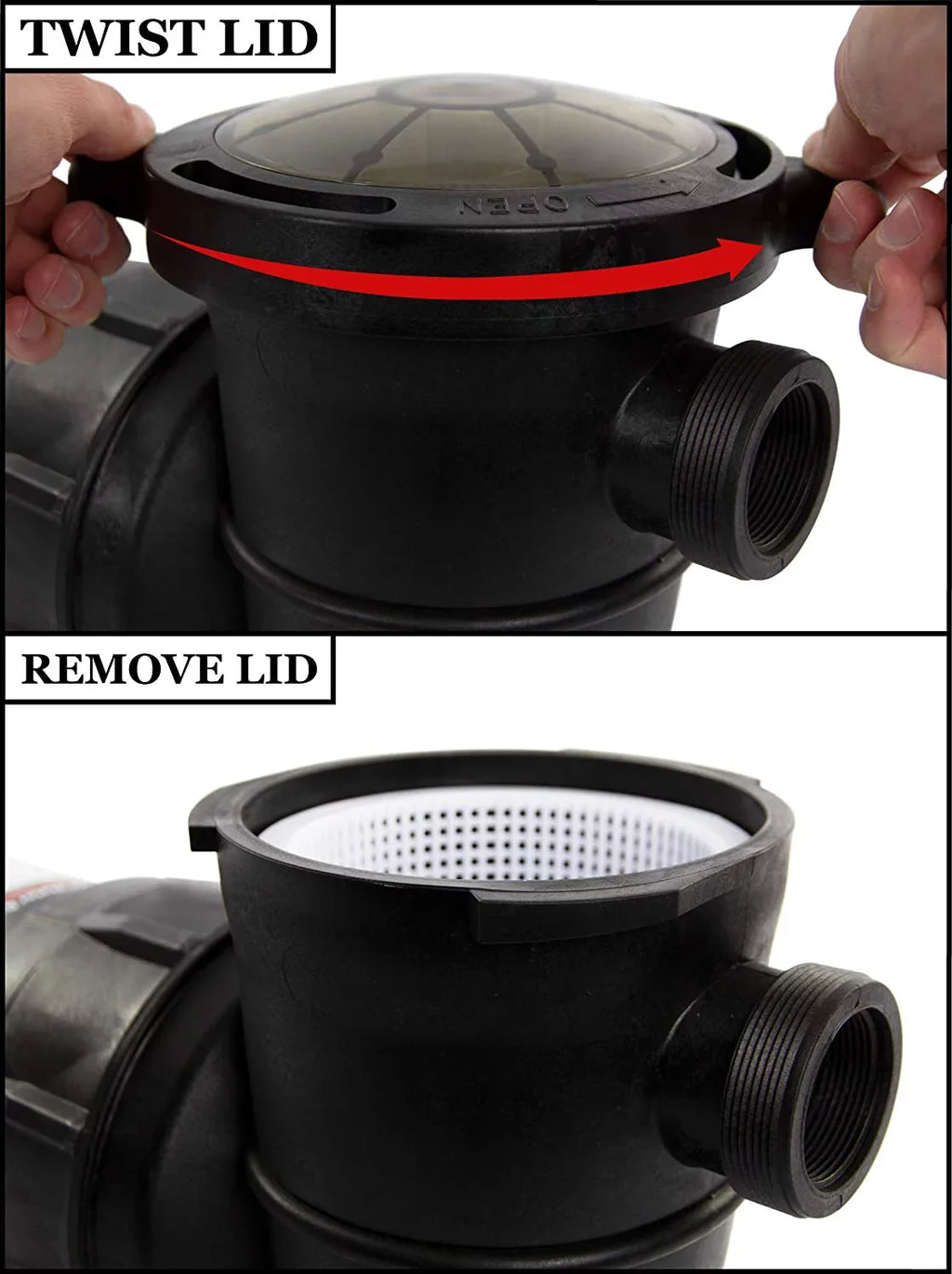 Clear Sand Extreme Radiant with Rx HP 19" Above-Ground Force Filter 1 Pump Pool