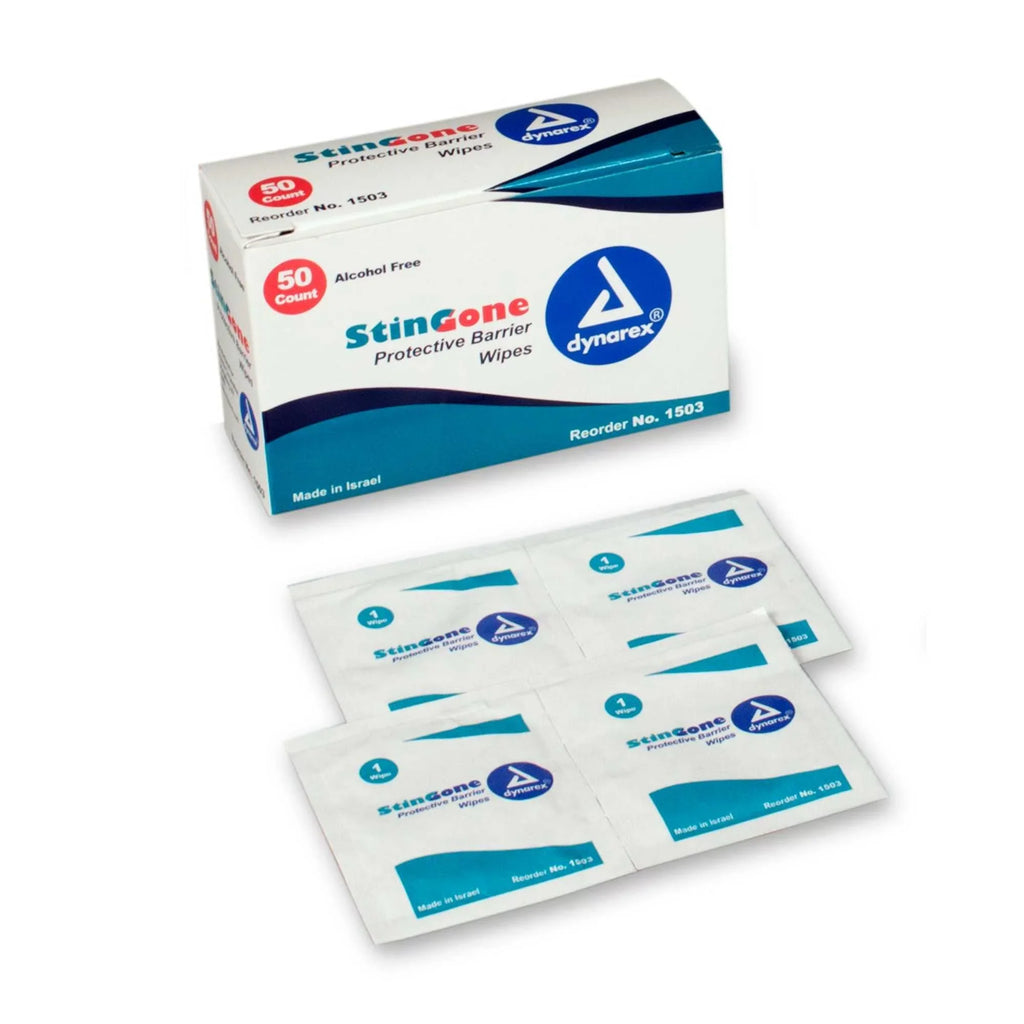 Barrier 50, Skin of Box Wipes Unscented StinGone