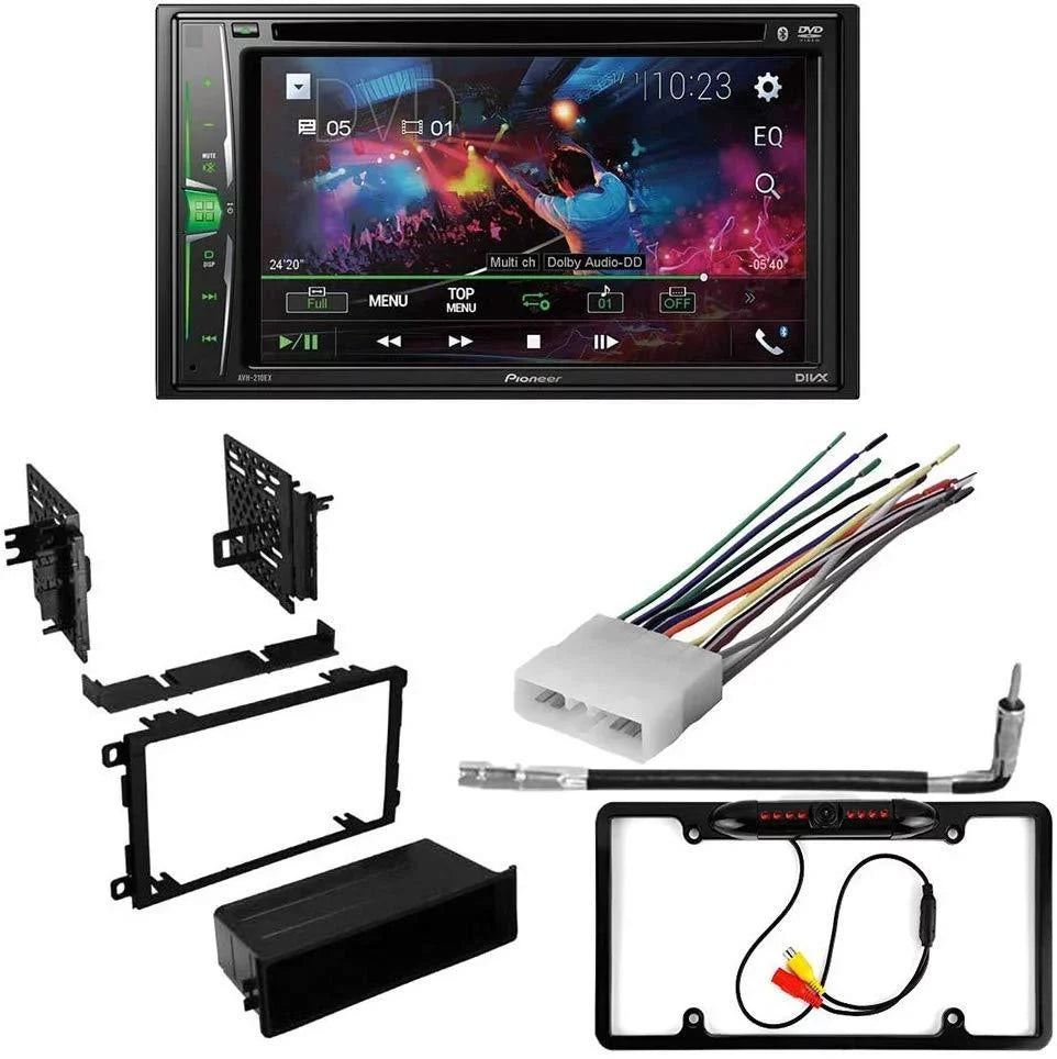 W/ Camera/Installation 6.2" Suzuki AM/FM Receiver Bluetooth/Backup Double Car 1995-2001 with DVD/CD Kit/in-Dash Bundle for Touchscreen Media KIT4996 Digital Swift WVGA Pioneer DIN Stereo