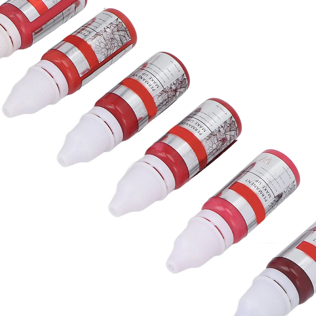 Pigment Ink Semi 120ml Lip Tattoo Color Permanent Microblading 8pcs Makeup