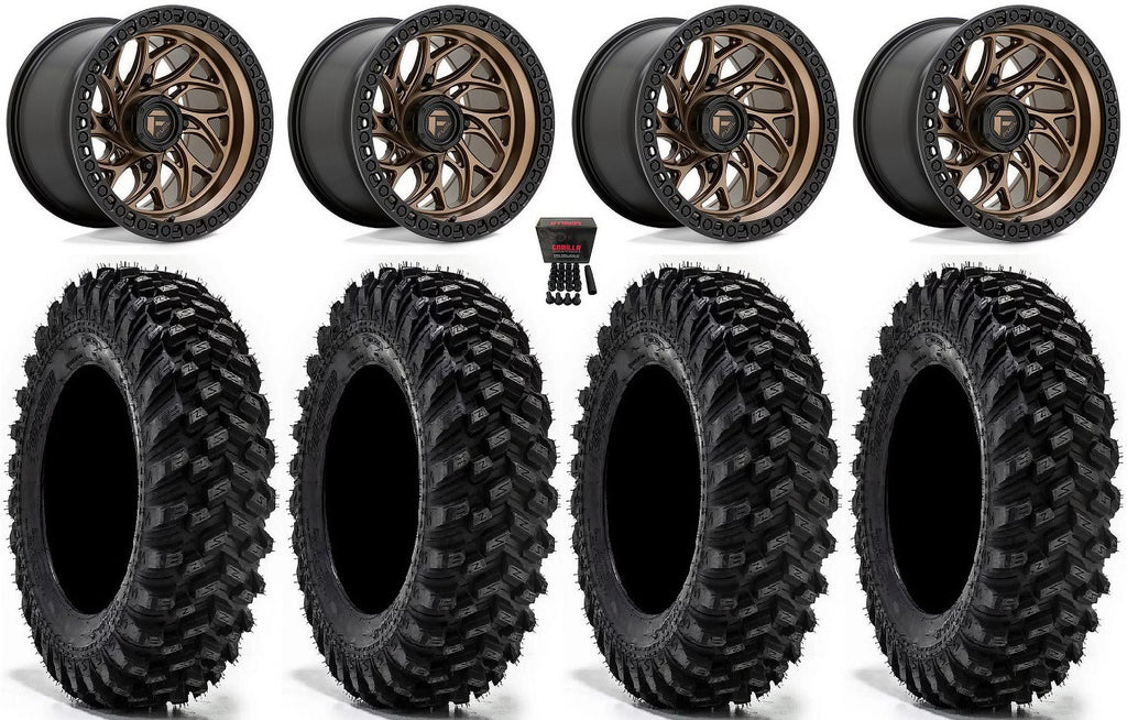 Fuel XP XT / XP Bronze 15" PRO XP Wheels 32" 900/1000 Ranger / Polaris Sticky 1000 RZR Warrior Runner Tires