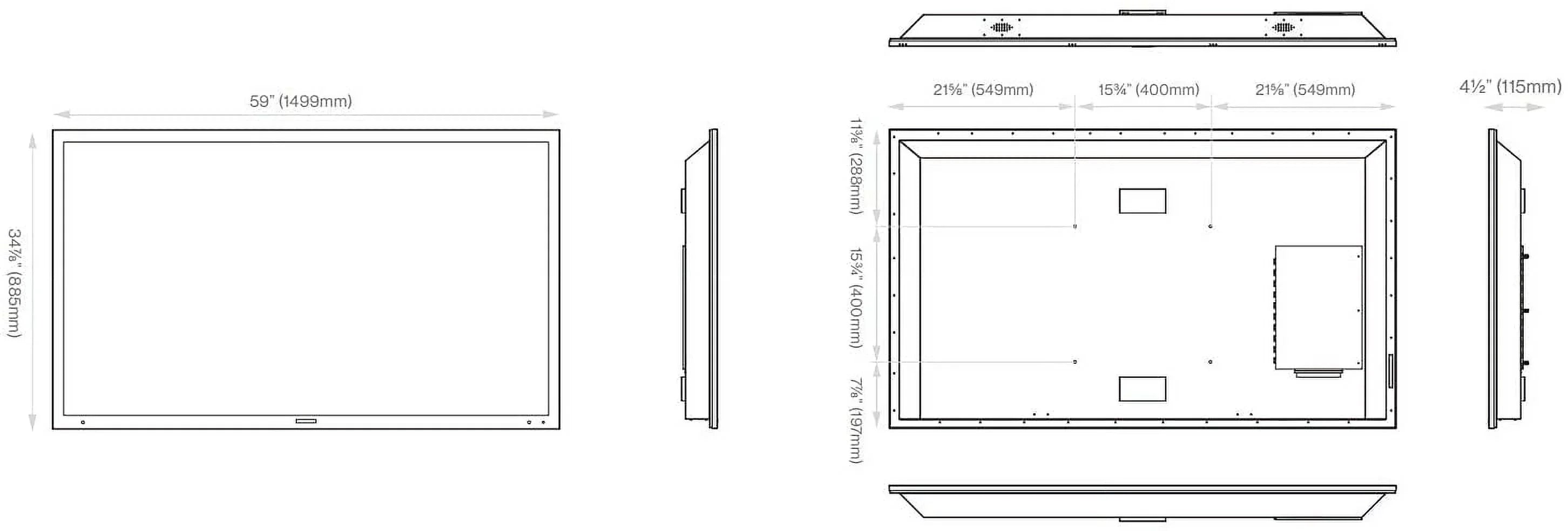 Additional UHD (2021) with Weatherproof Partial Sun 4K FDUP65CBS Protect Coverage 65" exterior an TV Epic Furrion 2 Series by Year