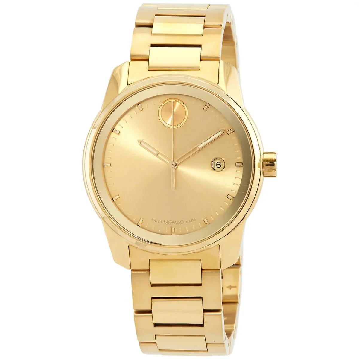 Movado Bold Quartz Men's 3600861 Dial Watch Gold Verso