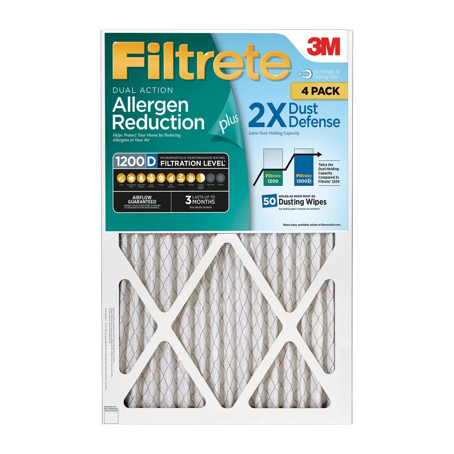 25 x in Reduction 1 Filtrete(TM) in Filter, in 25 Dust Allergen Plus x