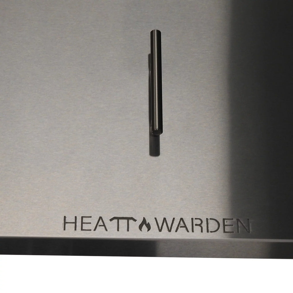 Fire Pit Heat Rectangle Warden Deflector Steel Heat in Stainless