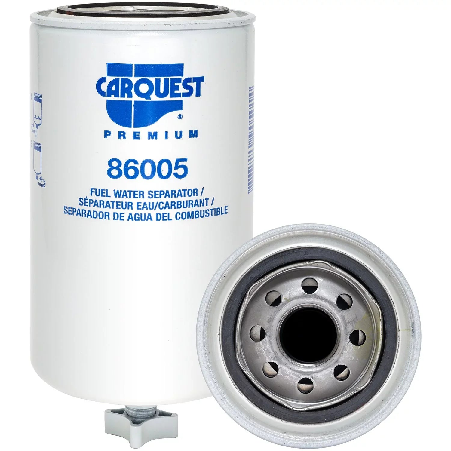 Drain with Premium Fuel/liquid Line Spin-on Carquest Suction Separator