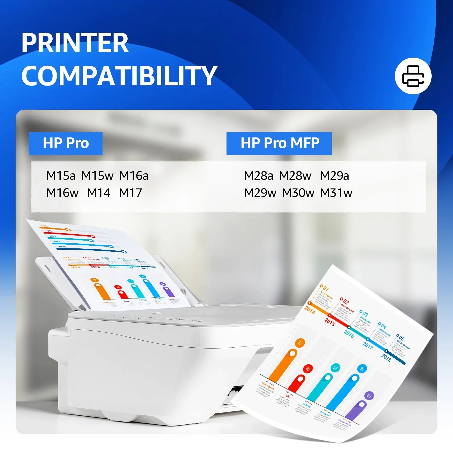 M15a M28a CF248A M15 M14 Cartridge HP M29w for (3 M28 M31w Printer MFP M28w HP M31 Pack) Pro Replacement M15w M16w 48A 48A M17 M29a Laserjet Black M30w Toner for Toner M16a