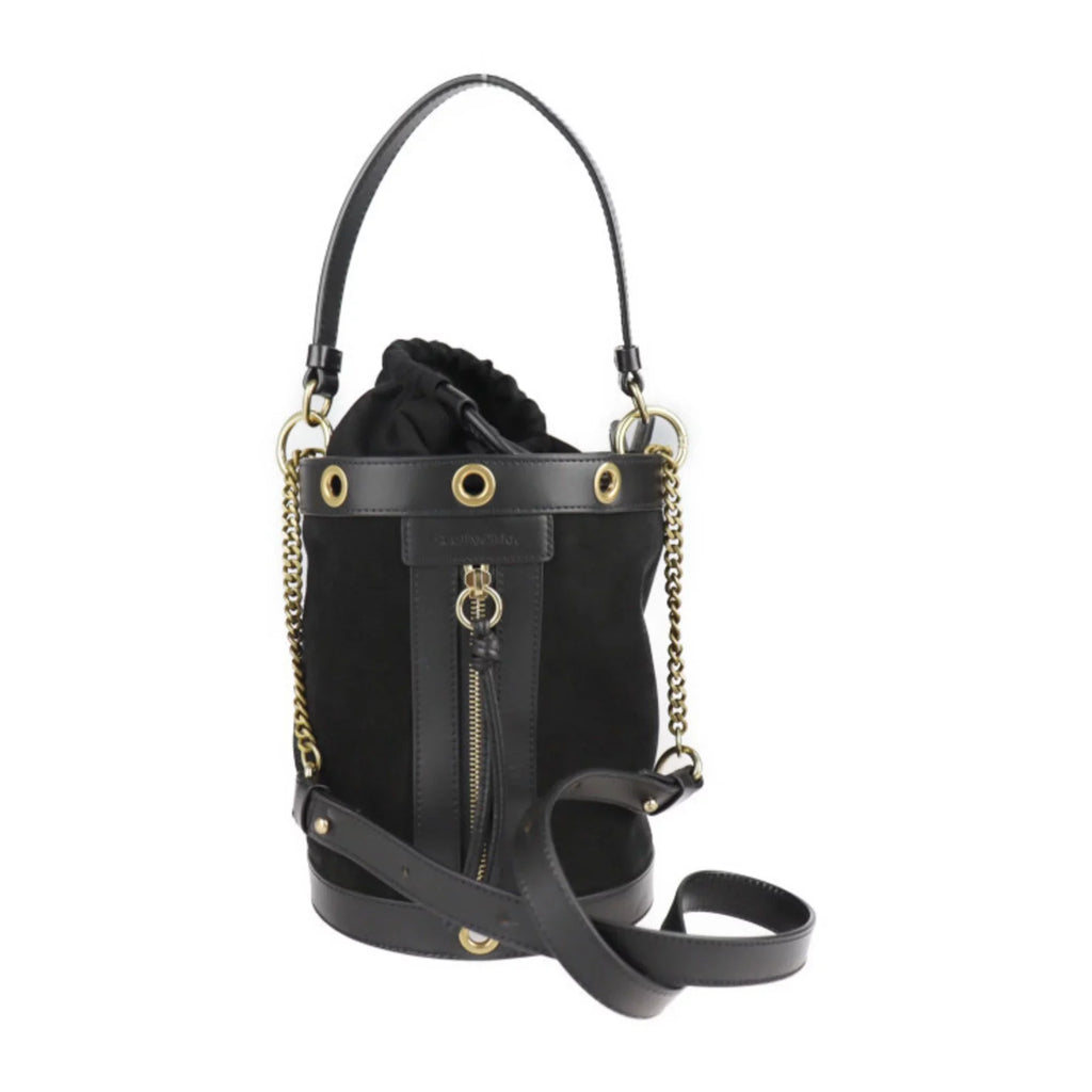 leather Chloe Pre-Owned BY (Good) See fittings Chloé Debbie by CHLOE tote SEE 2WAY shoulder by sea metal black bag handbag suede gold