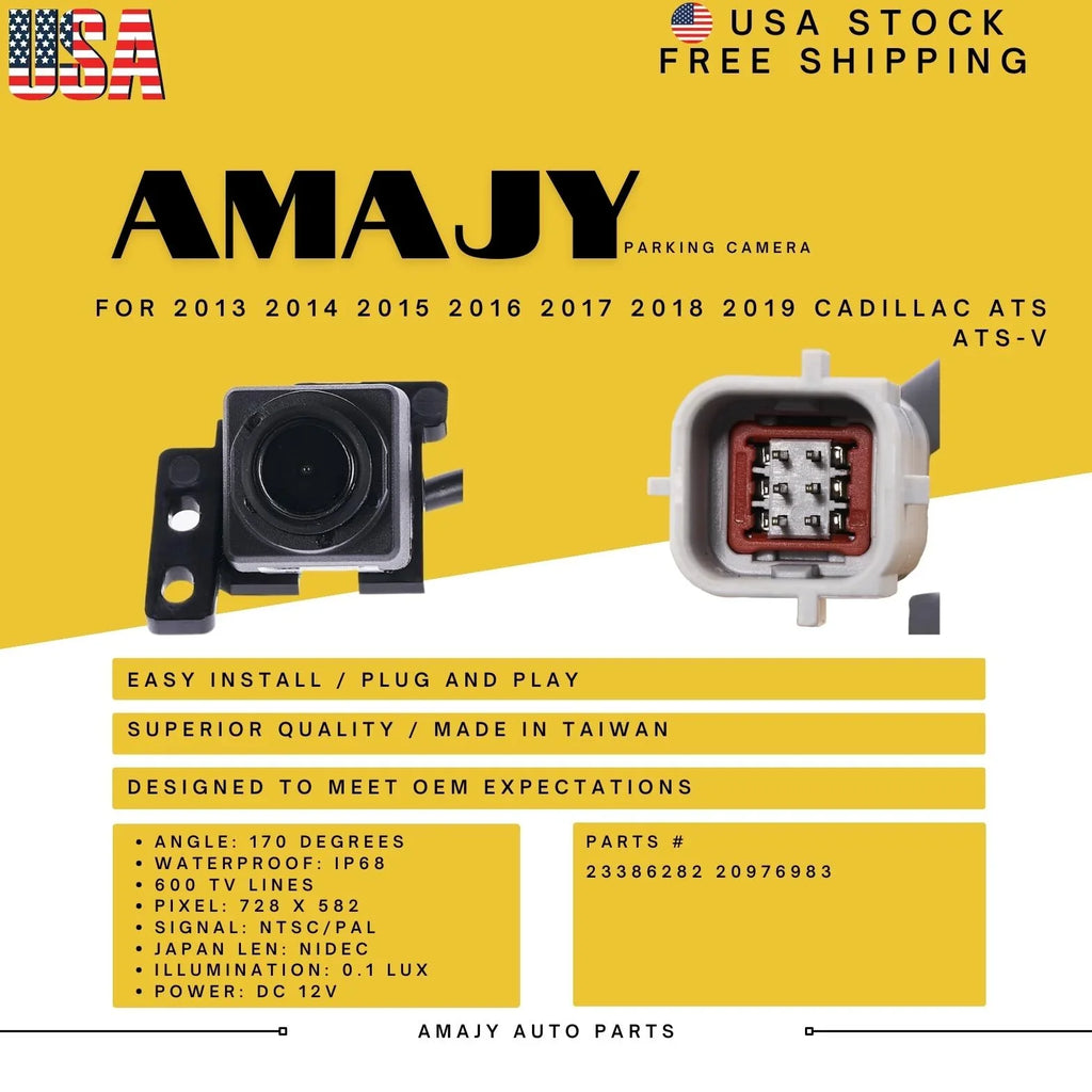 ATS-V 23386282 ATS Replaces Cadillac Camera 13-19 for 20976983 Backup